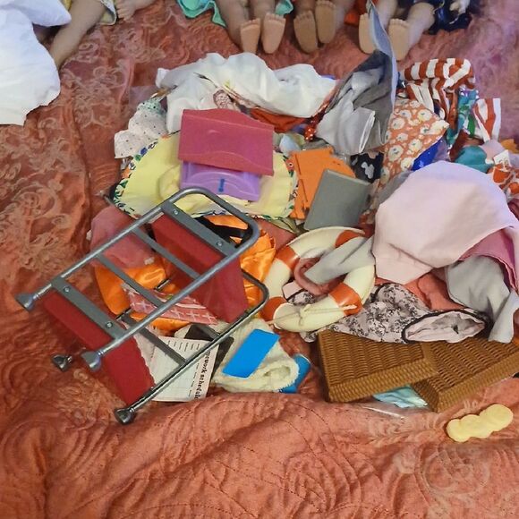 Doll Accessories Bundle with Red Ladder - Picture 1 of 5